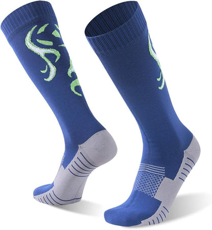 RANDY SUN Waterproof Skiing Socks, [SGS Certified] Unisex Knee High Breathable Hiking Trekking Sock