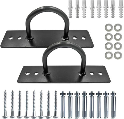 Battle Ropes Anchor, Battle Rope Wall Ceiling Mount Kit Bracket Hook for Suspension Straps Crossfit