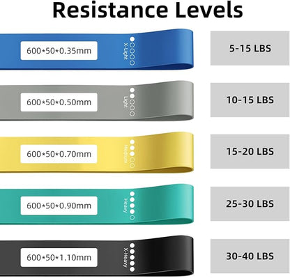 Pull Up Bands, Resistance Bands, Pull Up Assistance Bands Set for Men & Women, Exercise Workout