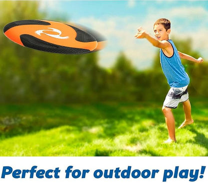 Liberty Imports 6 PCS Kids Soft Flying Foam Discs, 10" Sport Toy Throwing Flying Disks for Safe
