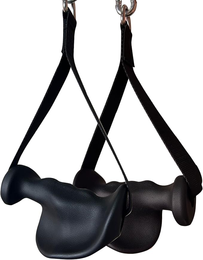Ergonomic Tricep Rope Pulldown Attachments, Upgraded 27 32 40 & 47 Inch Extra Long Triceps Rope