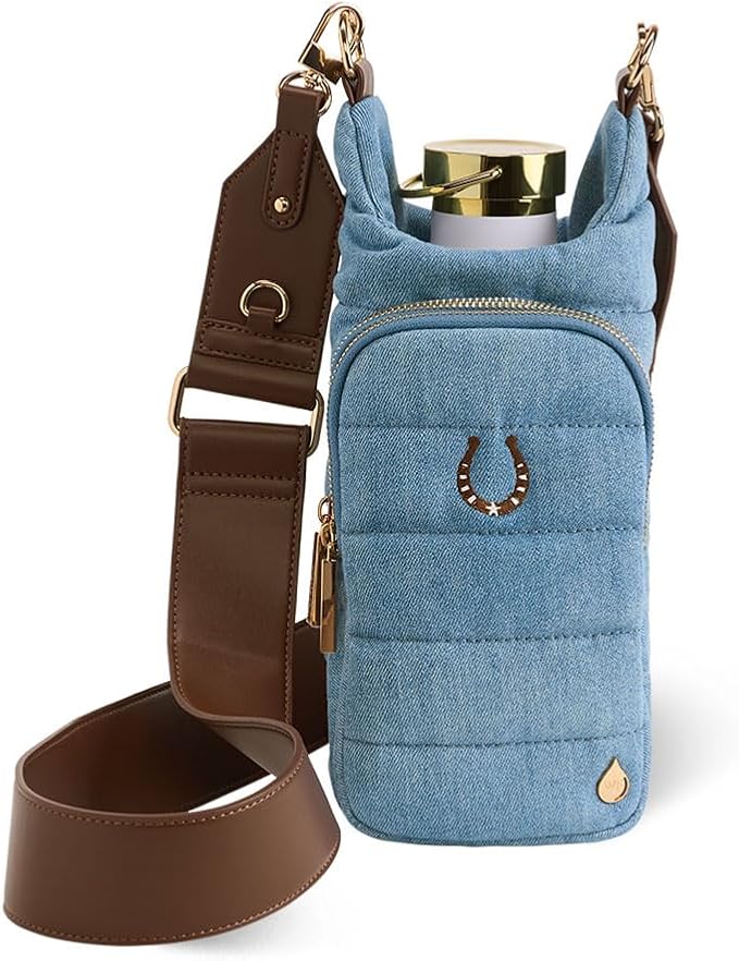 WanderFull® Original HydroBag® Collection, Water Bottle Holder w/Strap & Phone Pocket, Hands-Free