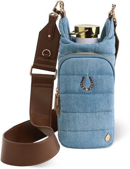 WanderFull® Original HydroBag® Collection, Water Bottle Holder w/Strap & Phone Pocket, Hands-Free