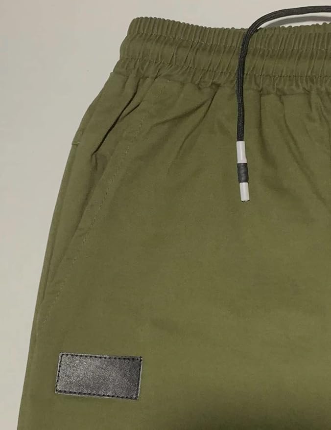Men Joggers Chino Cargo Pants Hiking Outdoor Recreation Pants Twill Fitness Track Jogging Pants