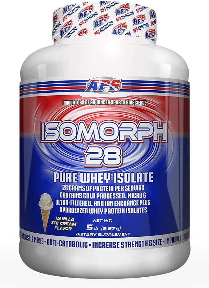 APS Nutrition Isomorph 28 Protein Powder | Pure Whey Isolate | Cold Pressed, Ultra- Filtered, & Ion