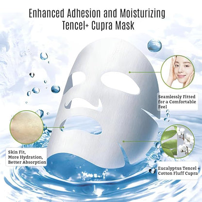 Amino Brightening & Clearing Facial Sheet Mask | Vitamin C, Lotus Extract for Acne Scars