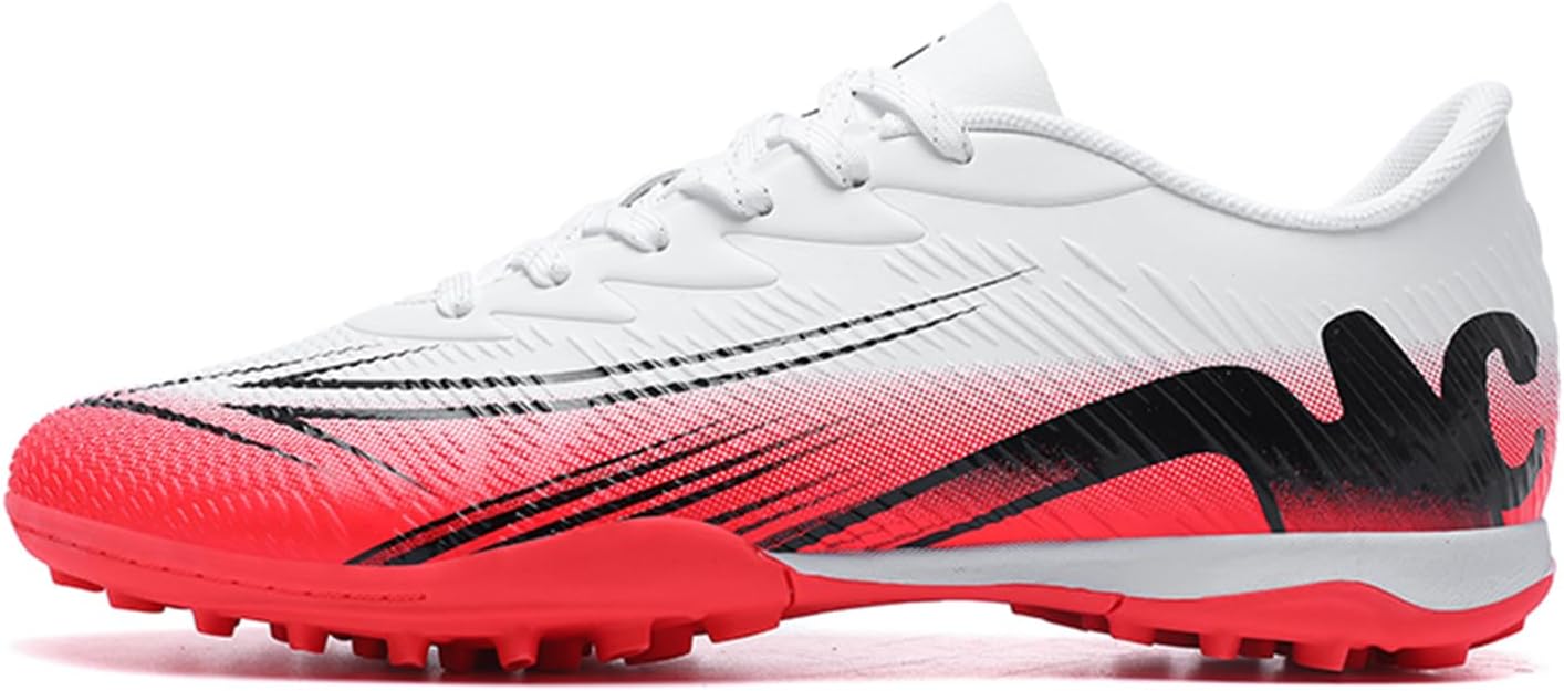 Men's High Top Soccer Shoes FG Long Spikes Adult Football Shoes Lightweight Professional Athletic