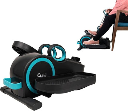 Cubii Total Body - Under Desk Seated Elliptical Pedal Exerciser with Built in Upper Body Resistance