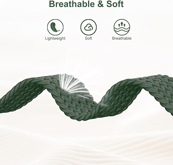 Braided Bands Compatible with Garmin Vivoactive 6/5/3/Venu 2 Plus/Forerunner 165/55/645/245 Music