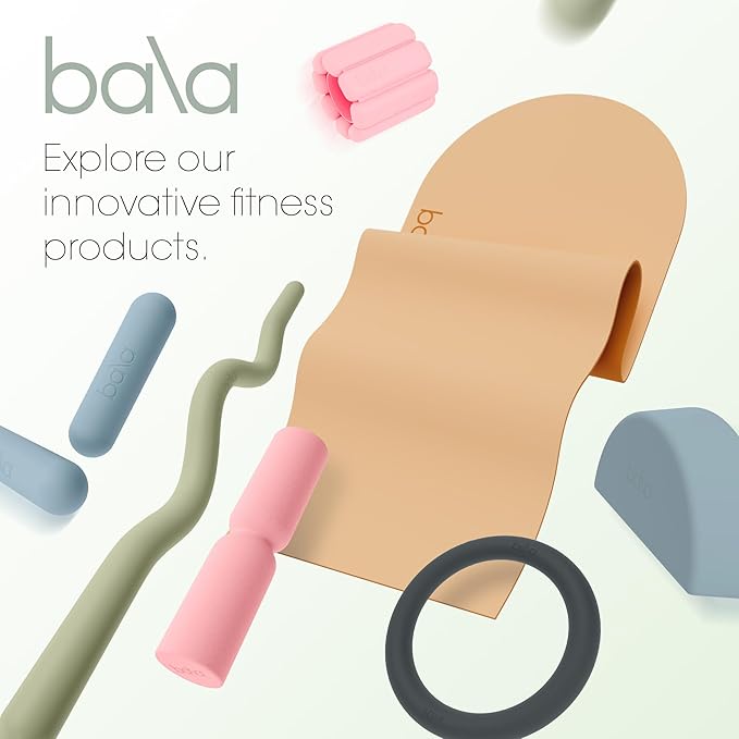 Bala Booty Bands Resistance Bands for Women & Men - Elastic Exercise Bands for Working Out - Wrist