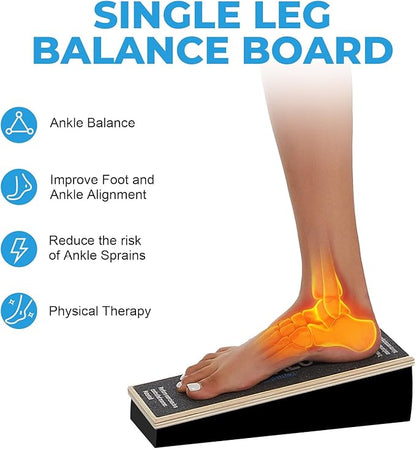 Athletic Balance Boards,Slant Board,Wobble Board,Balance Wedge for Condition Your Body and Prevent