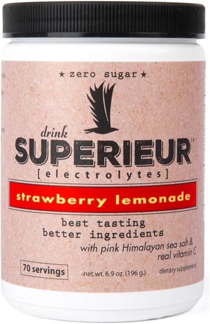 Superieur Electrolytes?“Plant Based Electrolyte Supplement w/Sea Minerals for Hydration &