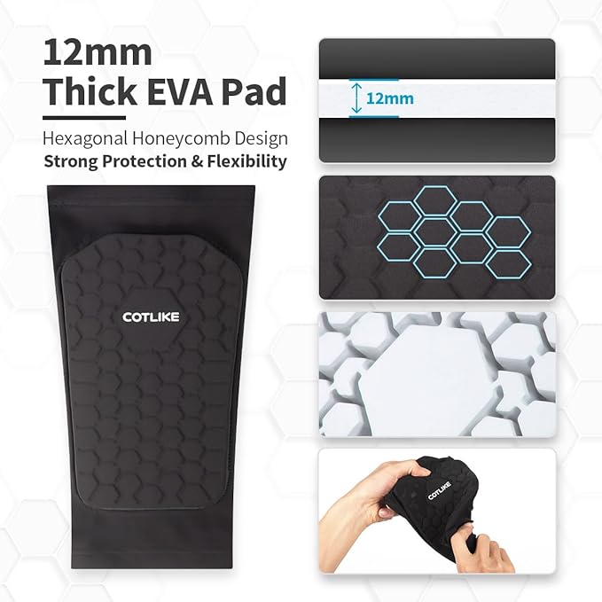 Soccer Shin Guards for Kids Youth Adults, Shin Guard Soccer Sleeves for 2-18 Years Old Boys Girls
