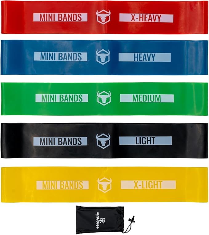 Resistance Bands for Working Out (Set of 5) – Elastic Bands for Exercise & Physical Therapy – Loop