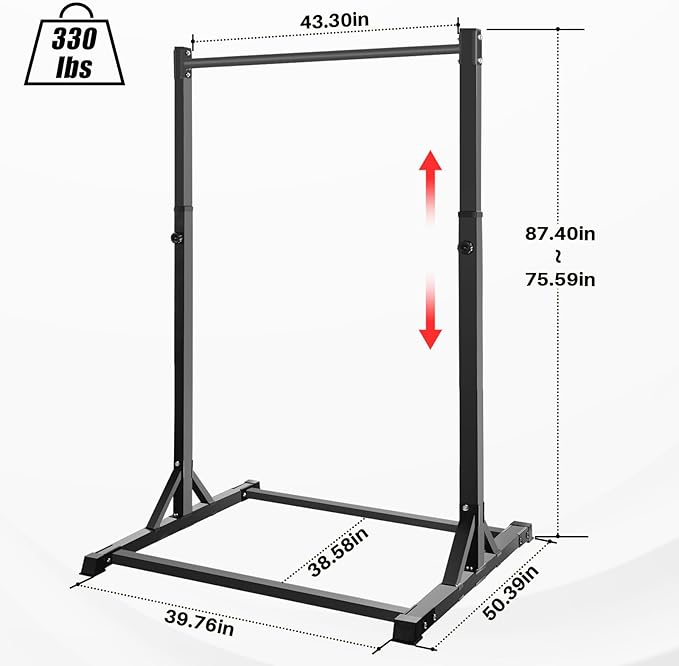 Pull Up Station, Bongkim Power Tower Portable Pullup Bar Station, Pull Up Bar for Home Gym, Pull Up