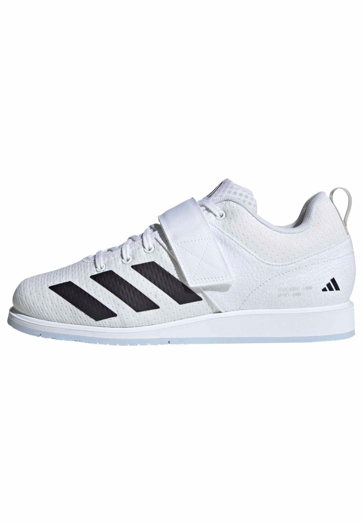 adidas Unisex-Adult Powerlift 5 Weightlifting, White/Black, 7
