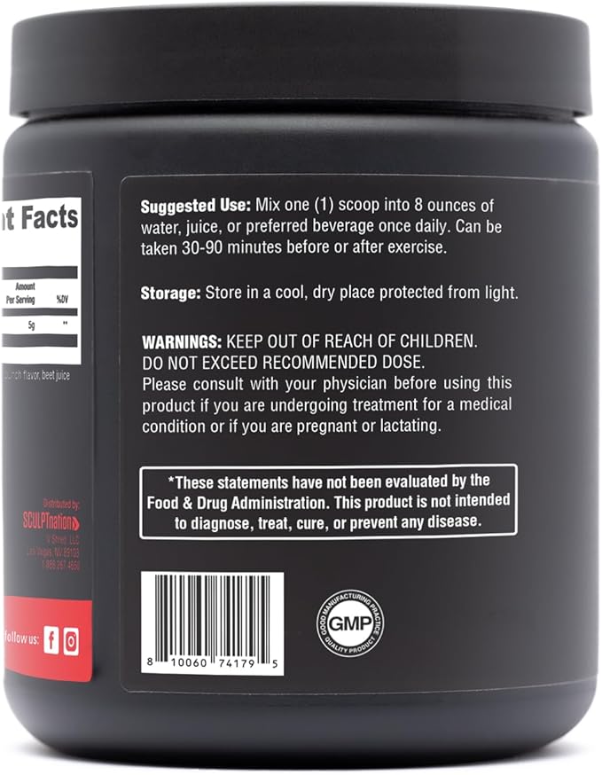 Sculpt Nation by V Shred Creatine - Premium Creatine Monohydrate Powder to Support Muscles, Energy