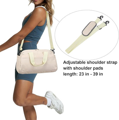 14 inch Small Gym Bag for Women & Men, Mini Duffel Bag for Travel Sports Lightweight Carry On Bag