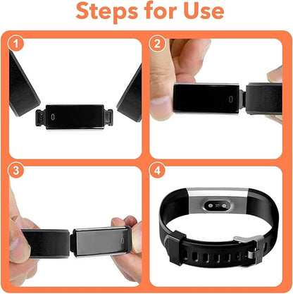 Watch Bands Replacement for ID115plus HR, Very Fit Pro Activity Fitness Tracker Wrist Bands Set