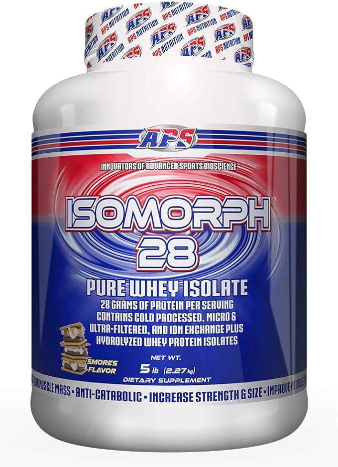 APS Nutrition Isomorph 28 Protein Powder | Pure Whey Isolate | Cold Pressed, Ultra- Filtered, & Ion