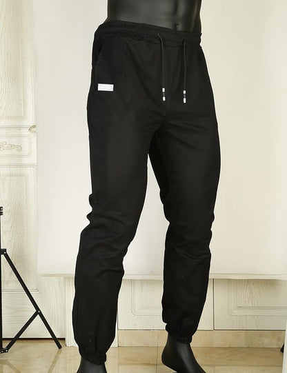 Men Joggers Chino Cargo Pants Hiking Outdoor Recreation Pants Twill Fitness Track Jogging Pants