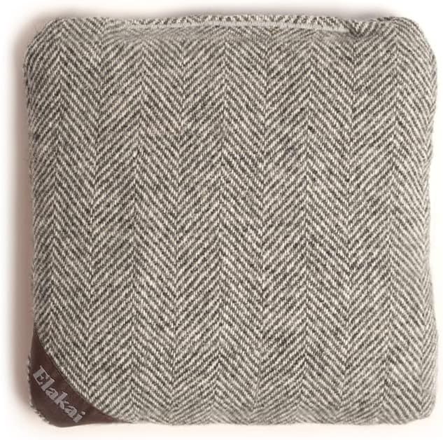 Elakai Cornhole Bags All Weather Single Sided Herringbone Regulation Size and Weight Set of 4 Size