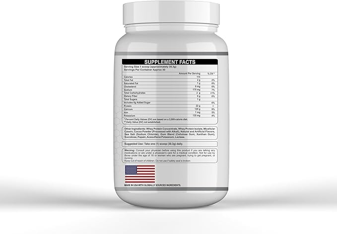 Warfare 2 lbs Advanced Whey Protein Blend 22g Protein per Serving Amazing Flavors (2 lbs, Cookies