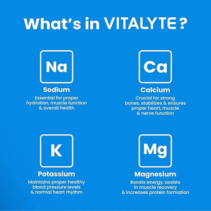 Vitalyte Electrolyte Powder Drink Mix, Isotonic Electrolyte Hydration Mix, Gluten Free Post Workout