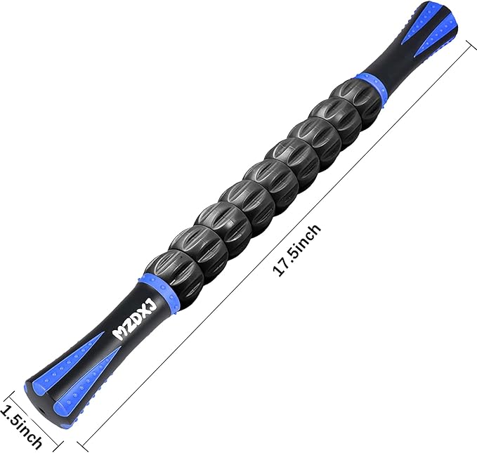 Muscle Roller Stick for Athletes - Deep Tissue Fascia Blaster & Roller Massager for Myofascial Pain