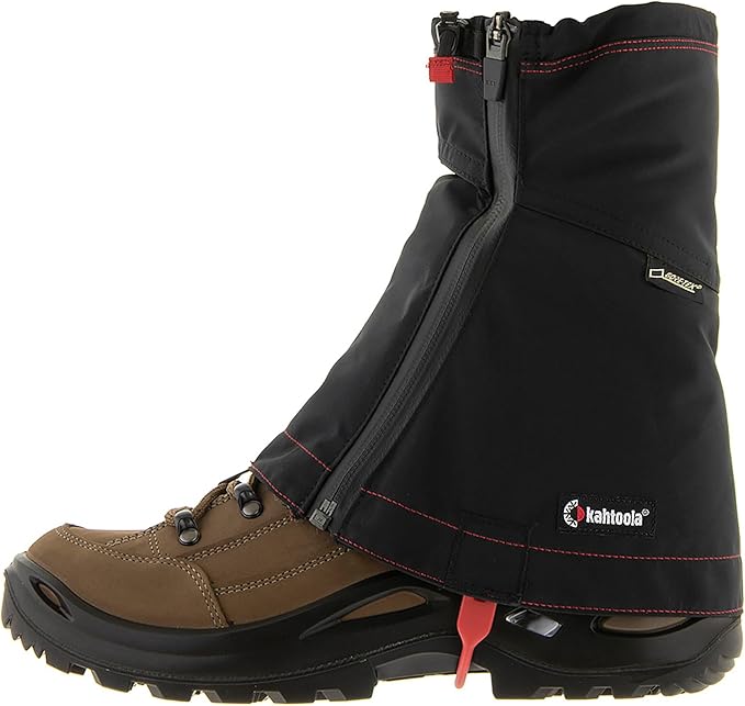 Kahtoola LEVAgaiter Mid GTX Gaiters, Waterproof Gore-TEX Shoe & Boot Protection for Mountaineering