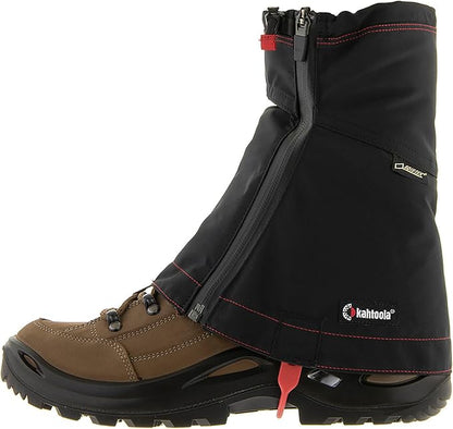 Kahtoola LEVAgaiter Mid GTX Gaiters, Waterproof Gore-TEX Shoe & Boot Protection for Mountaineering