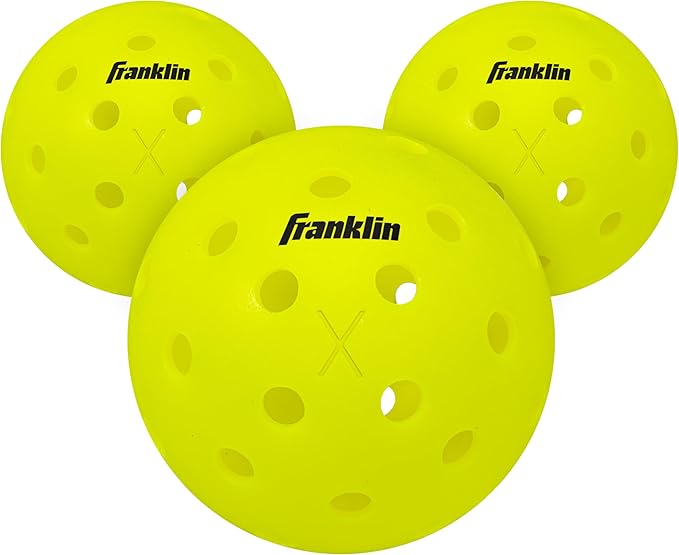 Franklin Sports X-40 Outdoor Pickleballs - Official Ball of USA Pickleball, APP Tour + US Open