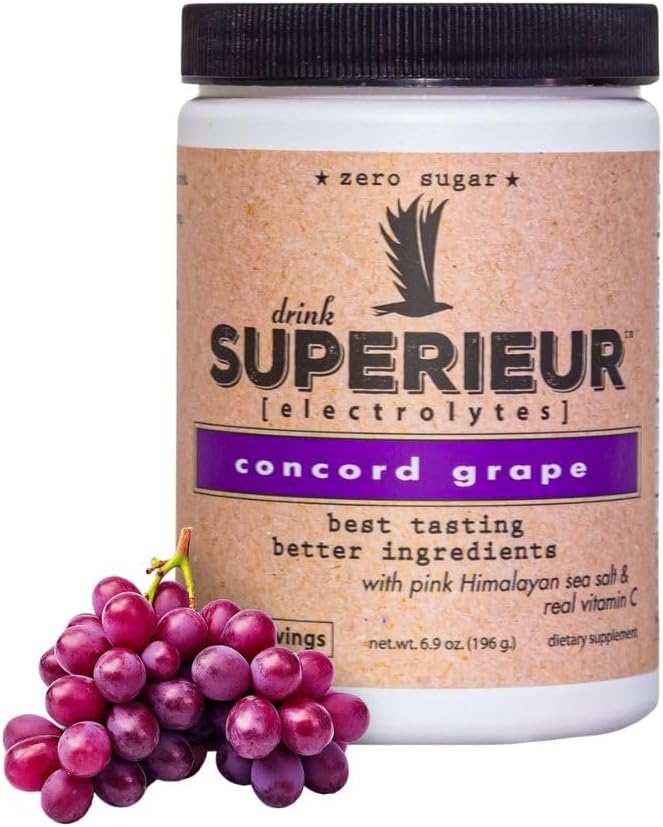 Superieur Electrolytes ??Plant Based Electrolyte Supplement w/Sea Minerals for Hydration &