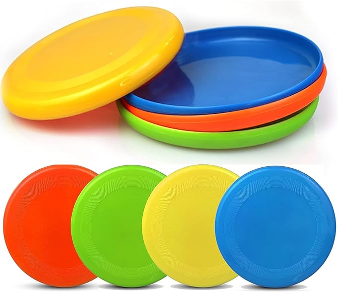 Sand Beach Toys, Jumbo 8" Flying Disc Toys For Kids Adults, Sport Yard Disc Toy For Outdoor Beach