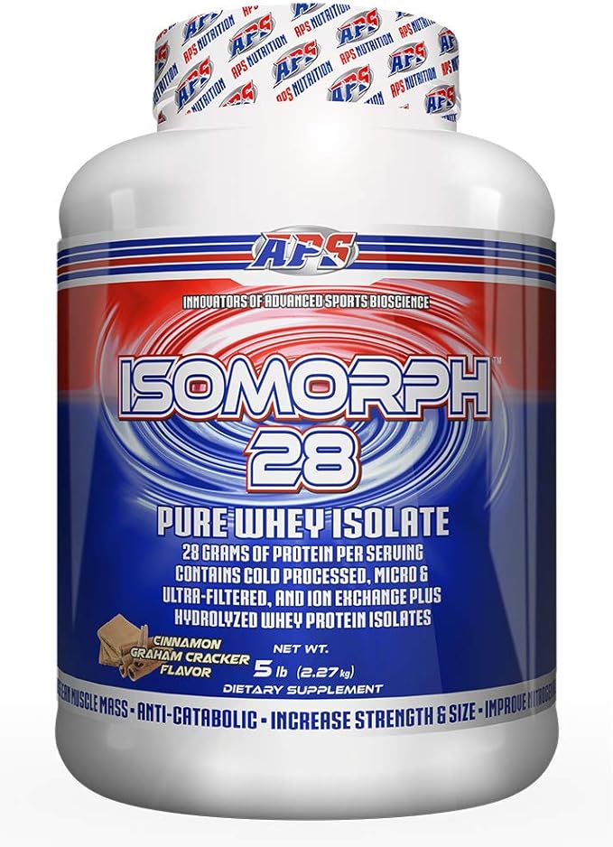 APS Nutrition Isomorph 28 Protein Powder | Pure Whey Isolate | Cold Pressed, Ultra- Filtered, & Ion