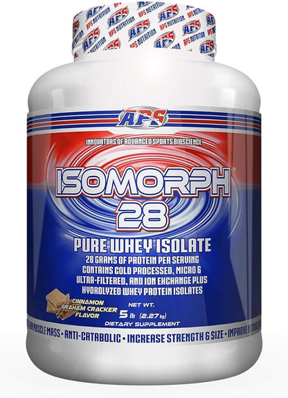 APS Nutrition Isomorph 28 Protein Powder | Pure Whey Isolate | Cold Pressed, Ultra- Filtered, & Ion