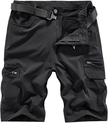 Quick Dry Hiking Shorts Men's Cargo Casual Outdoor 4-Way Stretchy Lightweight Summer Short with