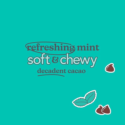 Love + Chew, Mint Cacao Brownie Minis - 18 Count - Tasty Gluten Free Cookies - Vegan - Healthy