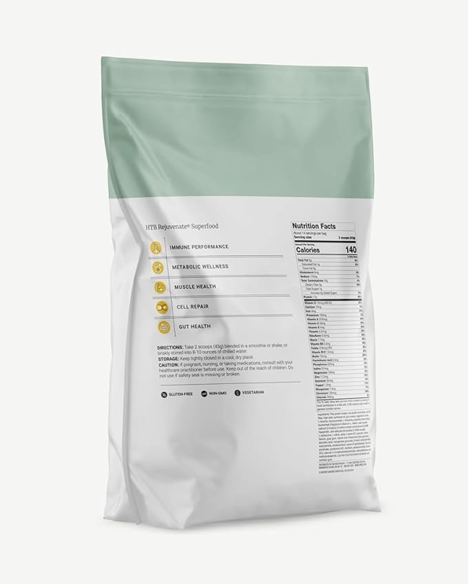 BIG BOLD HEALTH HTB Rejuvenate Superfood Plant-Based Protein Powder ??Himalayan Tartary Buckwheat