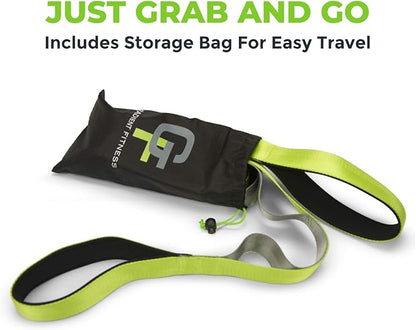 Gradient Fitness Stretching Strap for Physical Therapy, 12 Multi-Loop Stretch Strap 1.5" W x 8' L