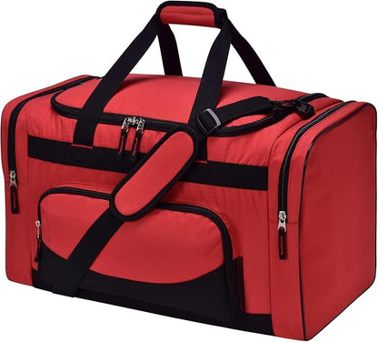 22 inch Gym Bag for Men - 55L Large Travel Duffle Bag Sports Equipment Bag with Multiple Zippered