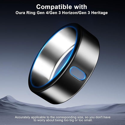 5 Pack Cover Compatible with Oura Ring Gen 4/Oura Ring Gen 3 Horizon/Heritage, Surport Charging