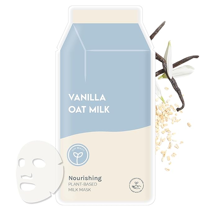 ESW Beauty Vanilla Oat Milk - Nourishing Plant-Based Milk Face Mask - Calming with Vanilla & Oat