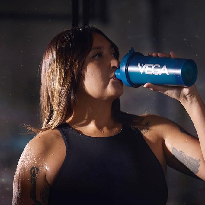 Vega Protein + Recovery - 30g Plant-Based Protein per Serving, Chocolate, 12 x 1.6oz Sachets, 5g