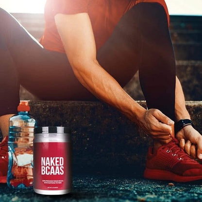 NAKED BCAAs Amino Acids Powder, Only 1 Ingredient, Pure 2:1:1 Formula, Vegan Unflavored Branched