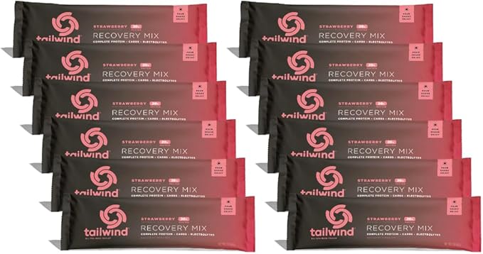 Tailwind Nutrition Recovery Mix, 20 Grams Complete Protein, Carbohydrates, and Electrolytes Powder