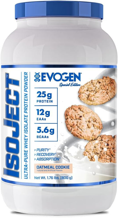 Evogen Isoject - Whey Protein Isolate | Ultra-Pure Whey Protein Powder with Ignitor Enzymes, BCAAs