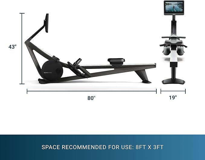 Hydrow Wave Rowing Machine with 16" HD Touchscreen & Speakers - Foldable | Live Home Workouts