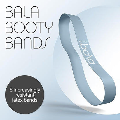 Bala Booty Bands Resistance Bands for Women & Men - Elastic Exercise Bands for Working Out - Wrist