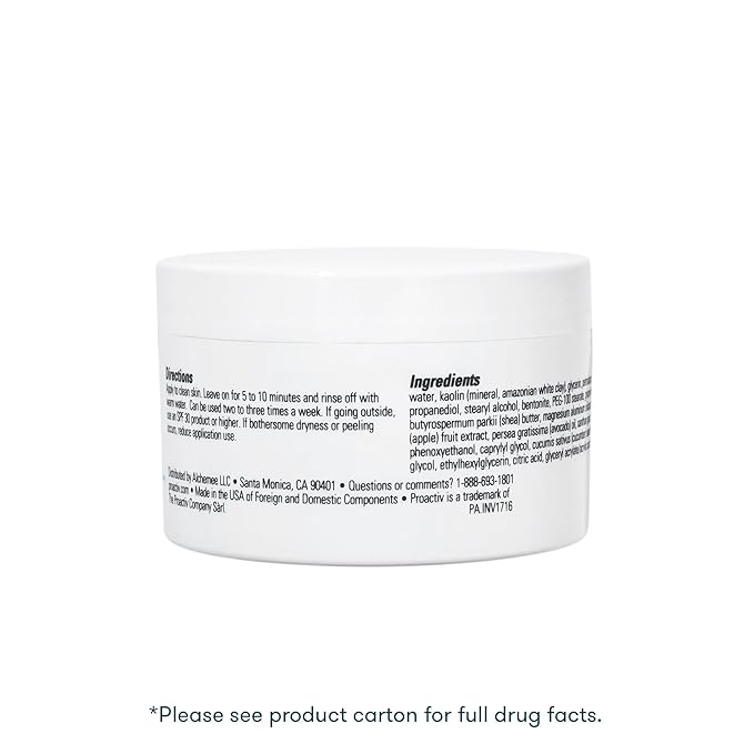 Proactiv Amazonian Clay Mask, Creamy, Natural Cleansing Skin Care Face Mask with Minerals, Vitamins